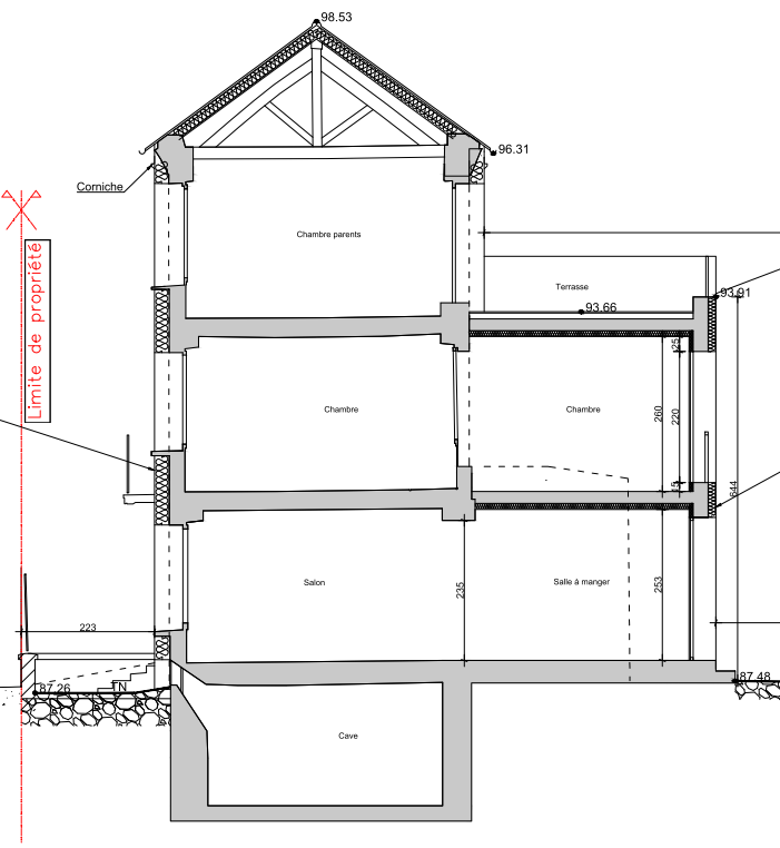 Extension sur jardin d'une maison individuelle — Saint-Germain-en-Laye - vue 4