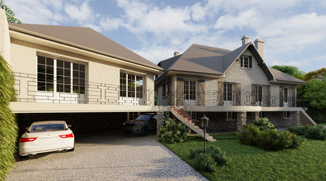 Extension de maison individuelle — Coignières - vue 2
