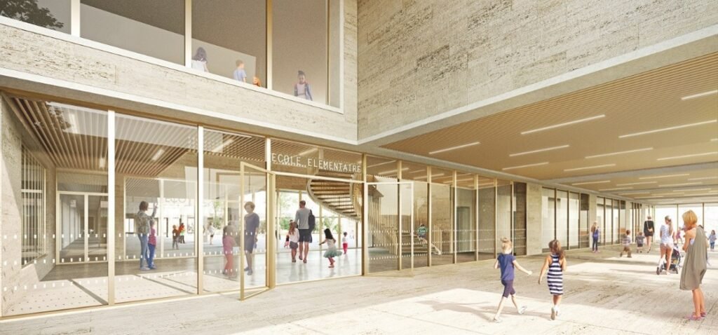 Groupe scolaire de 23 classes & 2 centres de loisirs — Sartrouville - vue 2