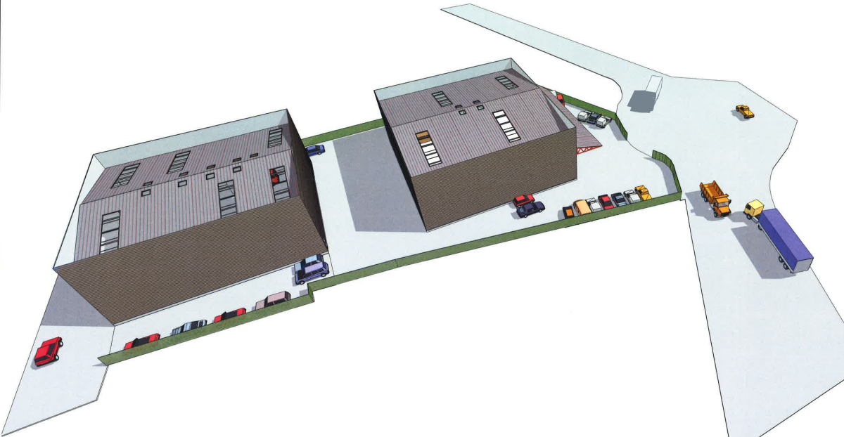 Réaménagement d'un bâtiment logistique — Les Alluets-le-Roi