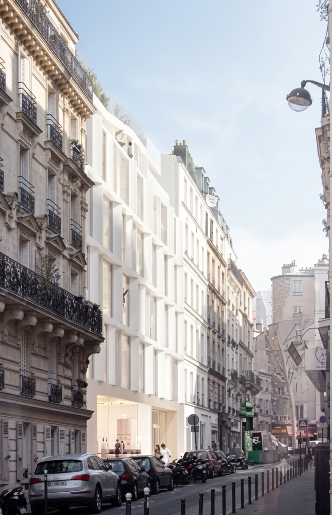 Foyer de jeunes travailleurs reconstruit à Paris 17e — vue 2